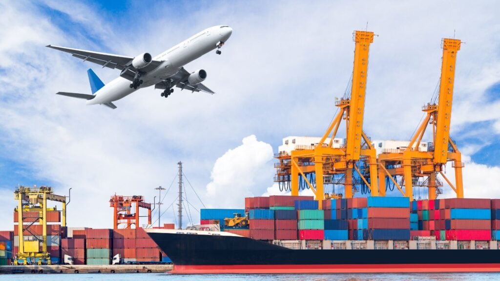 Air freight vs. sea freight shipping time