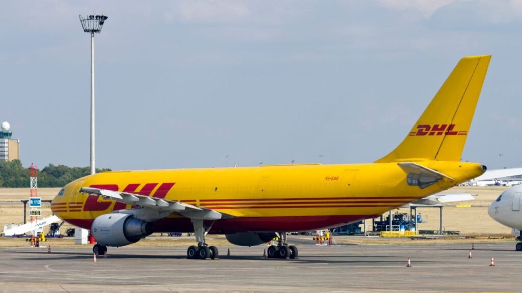 DHL Express shipping air freight transit time