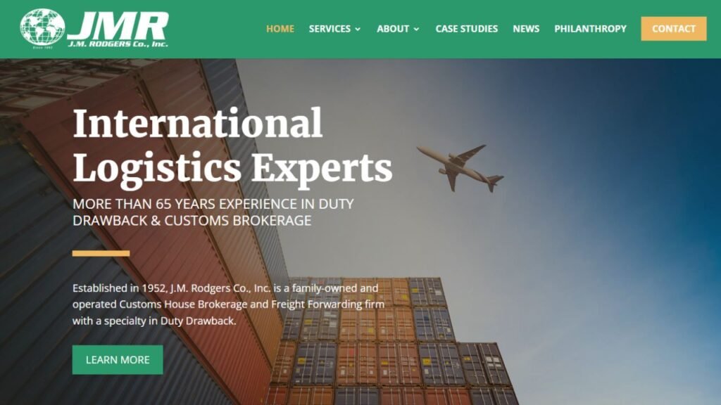 Top Freight Forwarders in New York 15 J.M Rodgers Co. Inc.