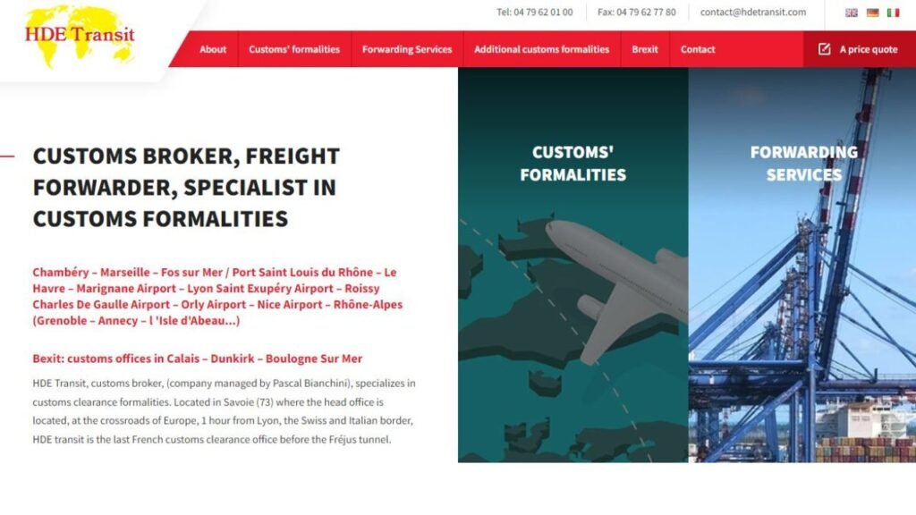 Logistics company in france